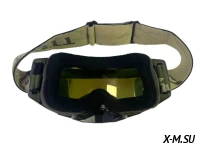 Очки мотокросс SCOTT XD3-77 коробка цв. оправы Серый цв. стекла Оранжевый 