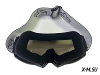Очки мотокросс FOX XD3-69 коробка цв. оправы Черный цв. стекла Серый 