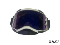 Очки мотокросс SCOTT XD3-74 коробка цв. оправы Бело-черный цв. стекла Синий матовый 