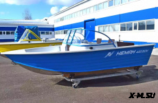 Алюминиевый катер WYATBOAT Неман-400 DCM